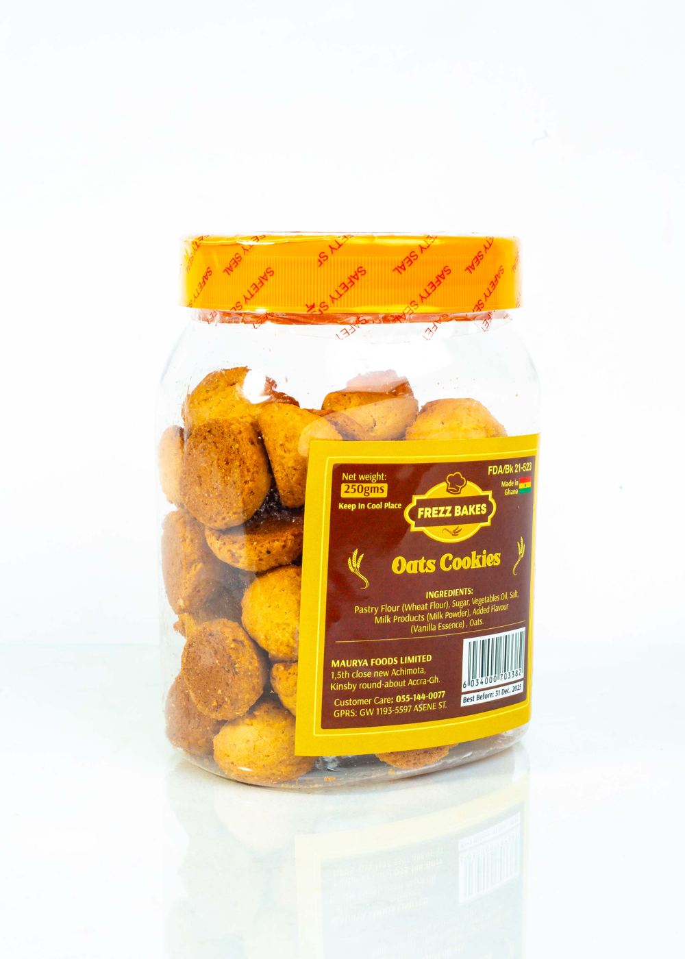 Freez Bakes Ots Cookies 250g